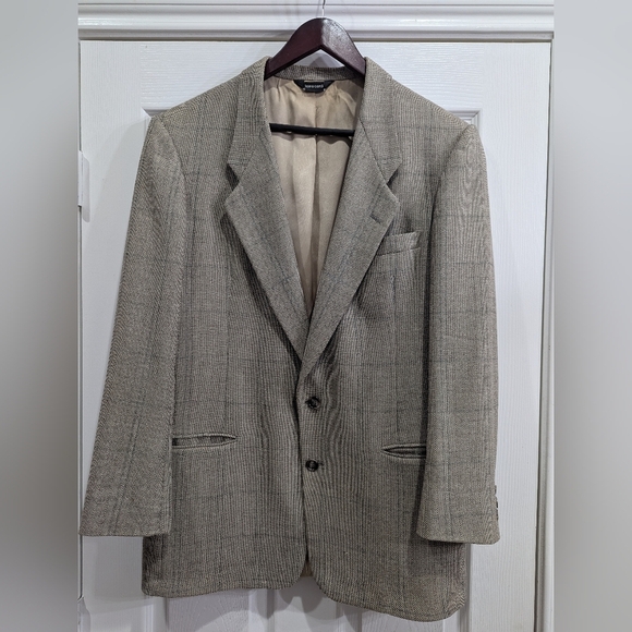 Vintage Pierre Cardin 100% Pure Wool Tailored Sport Coat, Brown, 44R - Picture 1 of 16